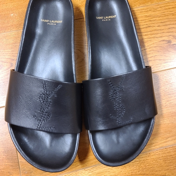 YSL Saint Laurent Jimmy Leather Sandal - Picture 8 of 10